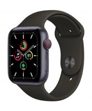 Смарт-годинник Apple Watch SE GPS + Cellular 44mm Space Gray Aluminum Case with Black Sport B. (MYER2)