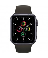 Смарт-годинник Apple Watch SE GPS + Cellular 44mm Space Gray Aluminum Case with Black Sport B. (MYER2)