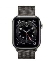 Смарт-годинник Apple Watch Series 4 GPS + LTE 44mm Black Steel w. Black Milanese l. Black Steel (MTV62, MTX32)