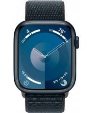 Смарт-годинник Apple Watch Series 9 GPS 45mm Midnight Aluminum Case w. Midnight S. Loop (MR9C3)