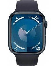 Смарт-годинник Apple Watch Series 9 GPS 45mm Midnight Aluminum Case w. Midnight Sport Band - S/M (MR993)