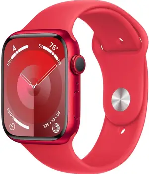 Смарт-годинник Apple Watch Series 9 GPS 45mm PRODUCT RED Alu. Case w. PRODUCT RED Sport Band - S/M (MRXJ3)