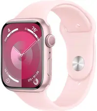Смарт-годинник Apple Watch Series 9 GPS 41mm Pink Aluminum Case w. Light Pink S. Band - S/M (MR933)