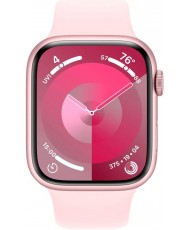 Смарт-годинник Apple Watch Series 9 GPS 41mm Pink Aluminum Case w. Light Pink Sport Band - M/L (MR943)