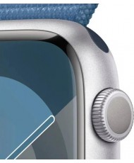 Смарт-годинник Apple Watch Series 9 GPS 45mm Silver Aluminum Case w. Winter Blue S. Loop (MR9F3)