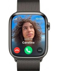 Смарт-годинник Apple Watch Series 9 GPS + Cellular 45mm Graphite S. Steel Case w. Graphite Milanese Loop (MRMX3)