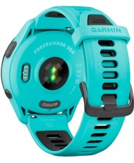 Смарт-часы Garmin Forerunner 265 Black Bezel with Aqua Case and Aqua/Black Silicone Band (010-02810-52) (UA)