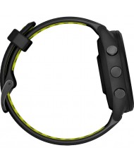 Смарт-годинник Garmin Forerunner 265S Black Bezel and Case with Black/Amp Yellow Silicone Band (010-02810-53) (UA)