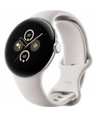 Смарт-часы Google Pixel Watch 2 Wi-Fi Polished Silver Aluminum Case / Porcelain Active Band