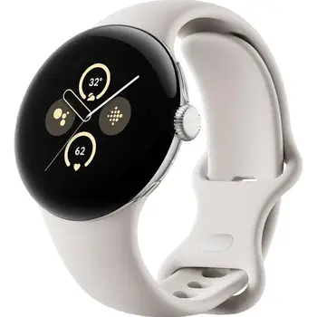 Смарт-годинник Google Pixel Watch 2 Wi-Fi Polished Silver Aluminum Case / Porcelain Active Band #48953