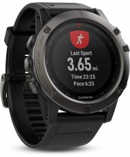 Смарт-часы Garmin Fenix 5X Slate Gray Sapphire with Black Band (010-01733-01) (010-01733-00)