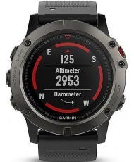 Смарт-часы Garmin Fenix 5X Slate Gray Sapphire with Black Band (010-01733-01) (010-01733-00)