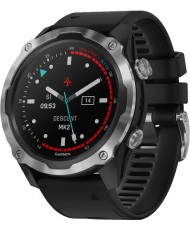 Смарт-часы Garmin Descent Mk2 Stainless Steel with Black Band (010-02132-00/10)