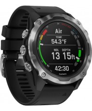 Смарт-часы Garmin Descent Mk2 Stainless Steel with Black Band (010-02132-00/10)