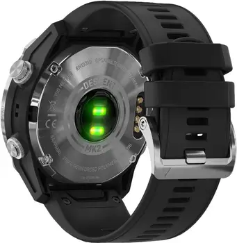 Смарт-годинник Garmin Descent Mk2 Stainless Steel with Black Band (010-02132-00/10)