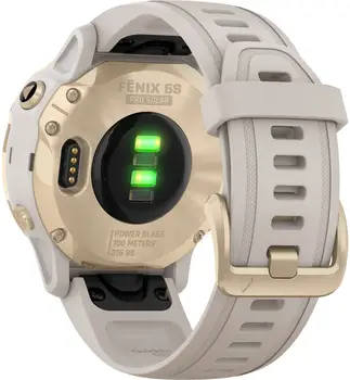 Смарт-годинник Garmin Fenix 6S Pro Solar Edition Light Gold with Light Sand Band (010-02409-11/10)