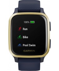  Смарт-часы Garmin Venu Sq Music Edition Navy/Gold (010-02426-12/02)