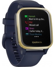  Смарт-часы Garmin Venu Sq Music Edition Navy/Gold (010-02426-12/02)