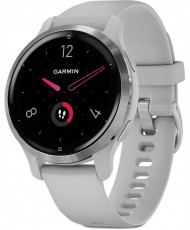 Смарт-часы Garmin Venu 2S Silver Stainless Steel Bezel with Mist Gray Case and Silicone Band (010-02429-12/02)