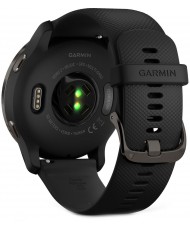 Смарт-годинник Garmin Venu 2 Slate Stainless Steel Bezel with Black Case and Silicone Band (010-02430-11/01)