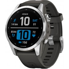 Смарт-часы Garmin Fenix 7S Silver with Graphite Band (010-02539-00/01)