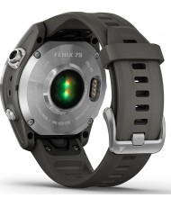 Смарт-годинник Garmin Fenix 7S Silver with Graphite Band (010-02539-00/01)