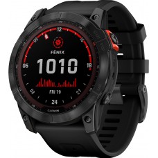 Смарт-часы Garmin Fenix 7X Solar Slate Gray with Black Band (010-02541-00/01)