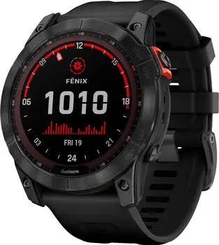 Смарт-годинник Garmin Fenix 7X Solar Slate Gray with Black Band (010-02541-00/01)