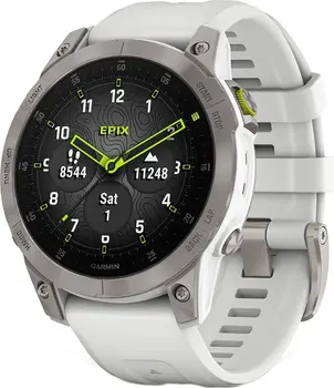 Смарт-годинник Garmin Epix (Gen 2) Sapphire - White Titanium (010-02582-20/21)