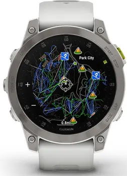 Смарт-годинник Garmin Epix (Gen 2) Sapphire - White Titanium (010-02582-20/21)