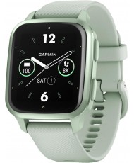 Смарт-годинник Garmin Venu Sq 2 Metallic Mint Aluminum Bezel with Cool Mint Case and Silicone Band (010-02701-02/12)