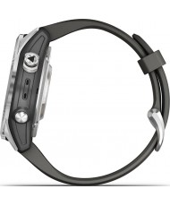 Смарт-часы Garmin Fenix 7S Pro Solar Silver w. Graphite Band (010-02776-00/01)