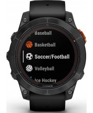 Смарт-годинник Garmin Fenix 7 Pro Solar Slate Gray w. Black Band (010-02777-00/01)