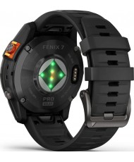 Смарт-годинник Garmin Fenix 7 Pro Solar Slate Gray w. Black Band (010-02777-00/01)