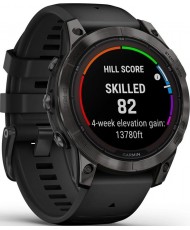 Смарт-годинник Garmin Fenix 7 Pro Sapphire Solar Carbon G. DLC Tit. with Black Band (010-02777-10/11)