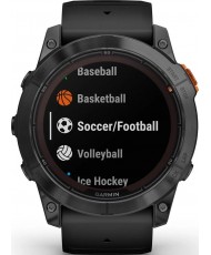 Смарт-часы Garmin Fenix 7X Pro Solar Slate Gray w. Black Band (010-02778-00/01)