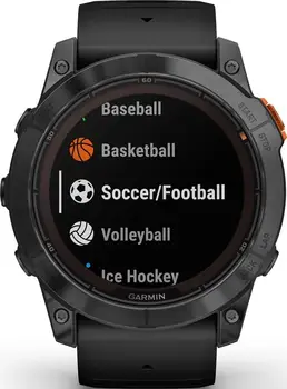 Смарт-годинник Garmin Fenix 7X Pro Solar Slate Gray w. Black Band (010-02778-00/01)