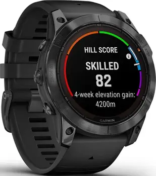 Смарт-годинник Garmin Fenix 7X Pro Solar Slate Gray w. Black Band (010-02778-00/01)