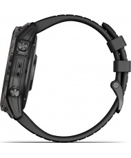 Смарт-годинник Garmin Fenix 7X Pro Sapphire Solar Carbon G. DLC Tit. with Black Band (010-02778-10/11)