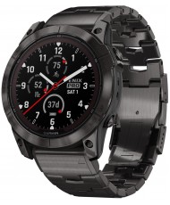 Смарт-годинник Garmin Fenix 7X Pro Sapphire Solar Carbon G. DLC Tit. with Vented Tit. Bracelet (010-02778-30)