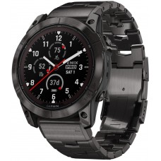 Смарт-часы Garmin Fenix 7X Pro Sapphire Solar Carbon G. DLC Tit. with Vented Tit. Bracelet (010-02778-30)