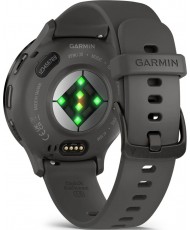 Смарт-часы Garmin Venu 3S Slate S. Steel Bezel w. Pebble Gray Case and S. Band (010-02785-00)