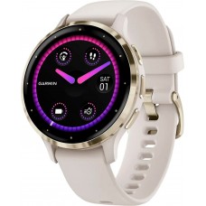 Смарт-часы Garmin Venu 3S Soft Gold S. Steel Bezel with Ivory Case and S. Band (010-02785-04)