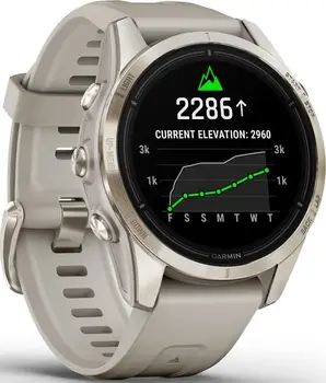 Смарт-годинник Garmin Epix Pro Gen 2 Sapphire 42mm Soft Gold w. Light S. Band (010-02802-10/11)