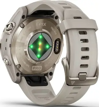 Смарт-годинник Garmin Epix Pro Gen 2 Sapphire 42mm Soft Gold w. Light S. Band (010-02802-10/11)