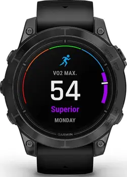 Смарт-годинник Garmin Epix Pro Gen 2 47mm Slate Gray w. Black Band (010-02803-00/01)