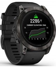 Смарт-часы Garmin Epix Pro Gen 2 Sapphire 47mm Carbon G. DLC Tit. with Black Band (010-02803-10/11)