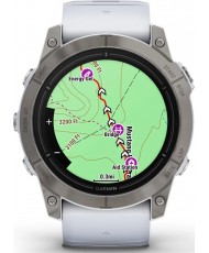 Смарт-годинник Garmin Epix Pro Gen 2 Sapphire 51mm Titanium w. Whitestone Band (010-02804-10/11)