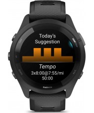 Смарт-годинник Garmin Forerunner 265 Black Bezel and Case w. Black/Powder Gray Silicone Band (010-02810-00/10)