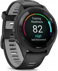 Смарт-часы Garmin Forerunner 265 Black Bezel and Case w. Black/Powder Gray Silicone Band (010-02810-00/10)